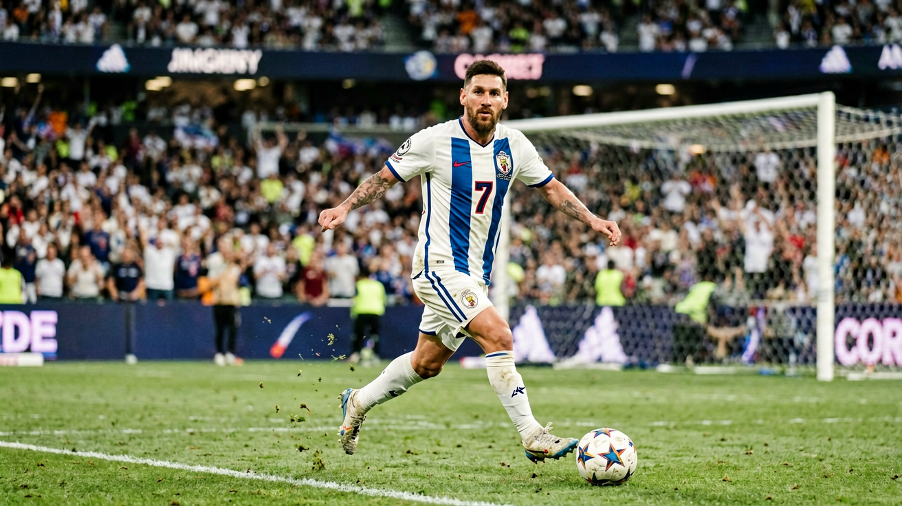 梅西进球